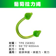 SUMCARE 樂齡玩具訓練器材 復健理療訓練, 1個, 葡萄拉力繩《台灣製》