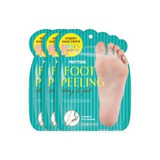 프리티스킨 스트롱 패스트 풋 필링 마스크 발 각질제거 3회분(1회분x3개), 3개, 1개입