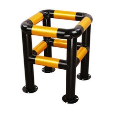충돌방지 가드레일 바리케이트 보호대 C형 L형 야외, M형 76x1500x600x1.5, 1개