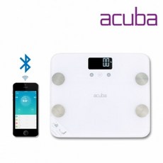 아쿠바 스마트 디지털 체지방계, SG-W01, 화이트, 1개