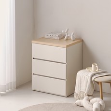 두리앳가구 데이브 3단 서랍장 속깊은 600