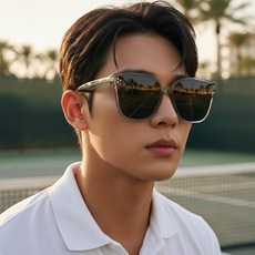 프로젝트 A 남자 편광 선글라스 자외선차단 99.9% 가죽케이스 클리너 포함 썬글라스