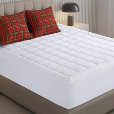 Utopia Bedding 트윈 매트리스 패드 퀼트 장착 프리미엄 프로텍터 딥 포켓 커버는 최대 40.6cm(16인치)까지 늘어나며 푹신한 베개 토퍼(99x190.5cm(