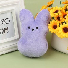 토끼 인형 부활절 장난감 어린이를위한 부드러운 시뮬레이션 충전 동물 생일 선물, 3. 보라, 1개