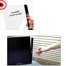 다소니디자인 컴퓨터 메모보드 컴퓨터모니터메모보드, 검정