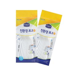혜명잡화마트 크린랩친환경포크 플라스틱포크 일회용과일포크 일회용플라스틱포크 일회용포크 1회용포크, 빠른배송