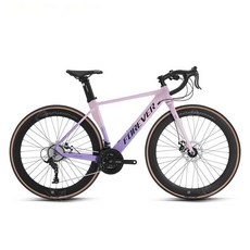 FOREVER 彎把公路車 27/30速 鋁合金車架, R9-C 27速700C線 漸變粉紫, 1個