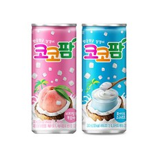 코코팜 2종세트 15+15 화이트요구르트 복숭아 240ml