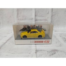 Herpa Nissan Skyline GTR R34 模型 鮮黃, 1個