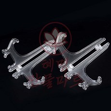 접시 받침대 접시진열대 삼각받침대 접시대 설거지 플라스틱접시받침대, 소 4P