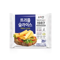 동원 소와나무 트리플 슬라이스 치즈 360g x 2개 18g x 40매