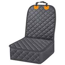 Mongs Pang 拉鍊式網眼寵物汽車副駕駛座座椅, 1個, 黑色