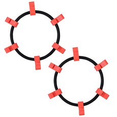 멀티슬랜드 1쌍 고무 텐셔너 스노우 체인 타이어 견인 기 18x8.5-8 18x9.5-8 20x8.00-8 20x10-8 잔디 정원 트랙터 블로워 체인에 적합합니다, 6 Link Chain-008, 1개