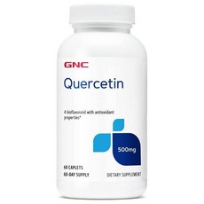지엔씨 퀘르세틴 500mg GNC Quercetin 500mg, 1개, 60정