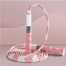 유치원생 초등학생용 조절 줄넘기 스포츠 피트니스 미끄럼 방지 나무 손잡이, 3. 핑크-[시그니처 모델] 길이 조절 가능(소프..., 1개
