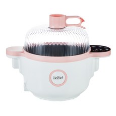 iki!k! 自動炒菜機，360度翻炒，多功能烹調，快速加熱，透明上蓋，不沾鍋塗層，多段模式, IK-MC3701