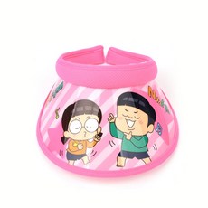 썬캡 흔한남매 여아 남아 유아동 여름모자 캠핑 투명창 캐릭터 농장 현장체험