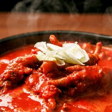 파인밀 국내산 직화 통뼈 국물 불닭발 매운 닭발, 1개, 400g