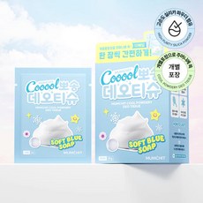 멈칫 쿨뽀송 데오 티슈 10매 1+1, 소프트블루솝10매, 밤쉘10매