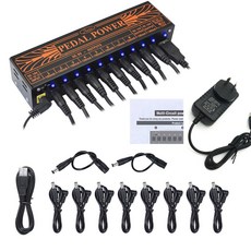 Rowin 노이즈 게이트 페달 기타 효과 저소음 전원 공급 장치 부스터 플랜지 페이저 버퍼 이펙터 베이스용, 17 Power Supply AU