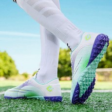 호날두풋살화 끈없는축구화 인조잔디용 아카데미 메시, 1개, 월색-스탠다드 A