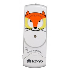 KINYO USB 3.0迷你讀卡機 - 7 插槽多功能高速讀取，免轉卡設計, 1個, 白色, RCU-009