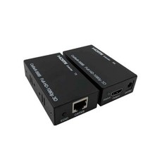 HDMI轉RJ45單網線延長器，60米HDMI延長器，信號放大傳輸，長距離穩定傳輸, 1個