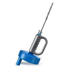 水管疏通器 通水管神器 通管器 馬桶疏通器 通管條 水管疏通 通水管 通馬桶, 手動管道疏通器【5M】, 藍色