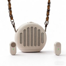 HIPPO 2.4G 無線擴音器, 米白色, 1個, MA2
