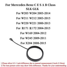 주유캡 연료 캡 주유 뚜껑 주유구 커버 호환 마개 링 탱크 라인 벤츠 W203 W204 W205 W213 X204 W169 W176 W245 W246 W211 W212 W220, B Rope