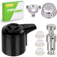 범용 압력솥 증기 배출 밸브 및 플로트 밸브 교체용 실리콘 캡 3 5 6 8쿼트 모델 호환 압력솥 액세서리 및 교체 부품, 범용 압력솥 스팀 릴리스 밸브 및 플로트 실리콘 캡 교