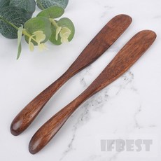 ifbest 우드 잼나이프 빵스푼, 2개