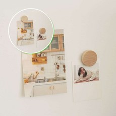 쌍문상회 디자인자석 마그넷 우드 1P 귀여운마그넷 나무자석 감성마그넷 원목자석 우드마그넷 원목 세트 자석 우드자석 현관문자석 나무 40872EA, 우드마그넷 1p