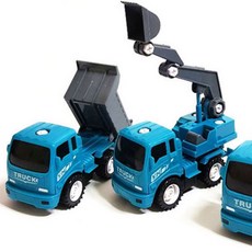 놀이 중장비 자동차 장난감 조립 diy 덤프트럭 굴착기, 1개