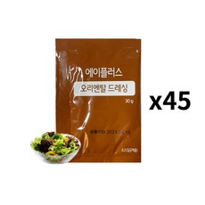 청정원 일회용 오리엔탈 소스 30g x 45개 / 오리엔탈드레싱