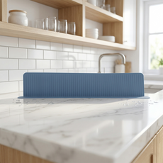 꿈꾸는 리빙 국산 싱크대 물막이 스트레이트 10cm 물 튐 방지 가드 설거지 워터가드, 블루, 1개