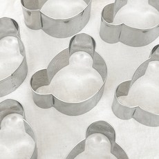 곰돌이 스텐 쿠키커터 쿠키틀 베이킹 제과제빵 안젤라스, 1개
