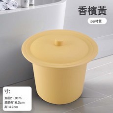 DFMEI 兒童坐便器加厚臥室帶蓋老人痰盂尿壺尿桶尿盆塑料家用便盆, 如圖