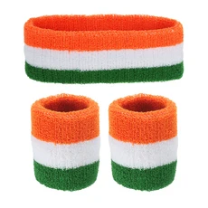 쿠쿠스토어 7x 2 인치 땀 흡수 밴드 세트 스포츠 테리 천 여성 남성, 01 7 x 2 Inch, 04 color 11