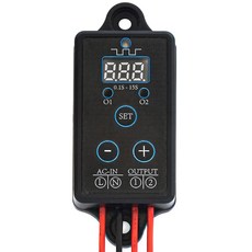 BTBEMO AC100-240V 2A 이중 출력 교류 깜박임 플래셔 모듈 LED 조명용 스트로브 버튼이 있는 디스플레이