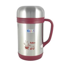 三光牌 樂奇不鏽鋼辦公保溫杯/燜燒杯 600cc, 藍色, 1個, 600ml