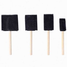 뉴몰 폼 브러쉬 4개입 페인트브러쉬 물감브러쉬 페인트브러시