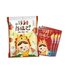 台灣製 淨身除穢包 除穢包 淨身除瘴 淨身包 10入 草本植物 兒童 避邪 泡腳 泡澡 艾草沐浴包 外用 吉寶, 1個, 除檅淨身包10包一袋 / 0780, 40g