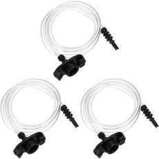 산업용 접착제 액체 카트리지 디스펜서용 커넥터 어댑터 교체용 uxcell 3Pcs 에어 튜브 55cc 접착제 디스펜서 주사기 검은색