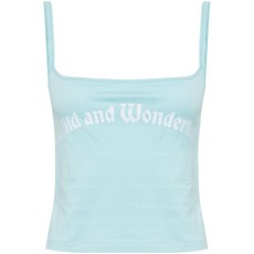 스톡홀름서프보드클럽 슬로건 프린트 탑