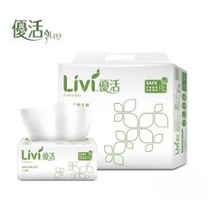 優活 Livi 抽取式衛生紙 130抽x10包, 1個, 10個裝