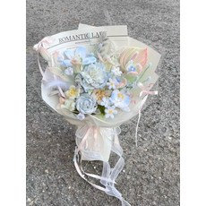 모루 꽃다발 키트 철사 만들기 DIY 모루공예 졸업식, 스프링 블로섬, 1개