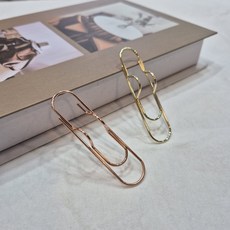 볼펜 고정 클립 펜홀더 볼펜꽂이 수첩 메모 필기용, 골드