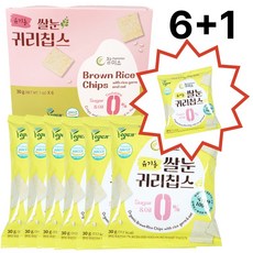 참미소 유기농 과자 쌀눈귀리칩스 기름없이 열풍으로 구운 건강 간식 무설탕 무색소 무감미료 저지방 저칼로리 저당 비건 글루텐프리 겨울방학 건강과자, 유, 6개, 30g