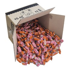 [놀러과자] 크라운 마이쮸 핑크리치 써니피치 대용량 개별포장, 200개, 4g